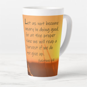Galates 6:9 Latte Mug
