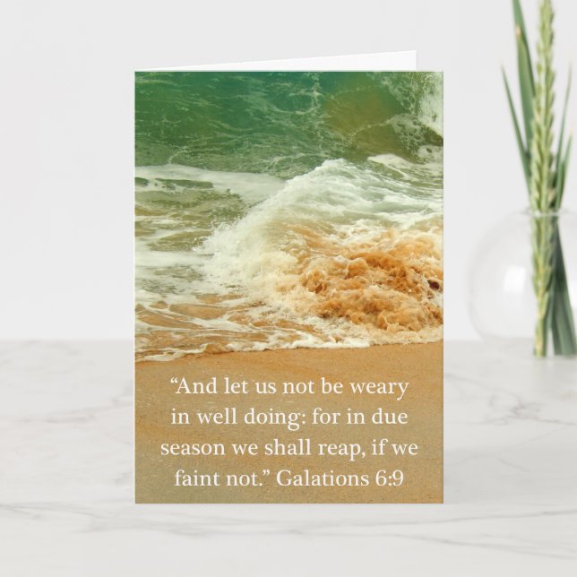 Galates 6:9 Merci pour tout ce que vous faites (Devant)