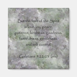 Galatians 5:22 - 23 ~ Frucht des Geistes Magnet