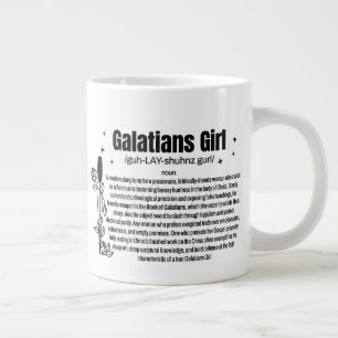 GALATIANS-MÄDCHEN Christlich Jumbo-Tasse