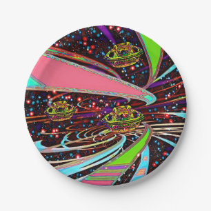 Galaxia Veeslia Skyway Pappteller