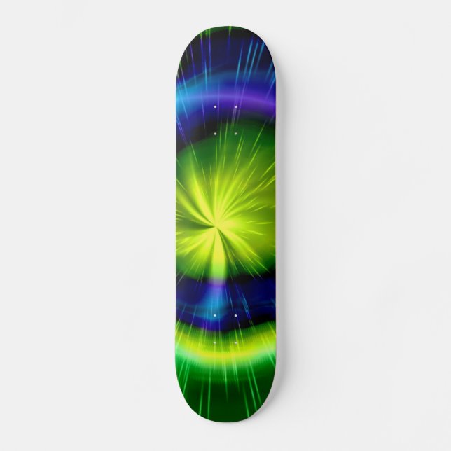 Galaxie Abstrakt Art 2 Skateboard (Vorderseite)