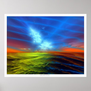 Galaxie-Aufstieg Poster