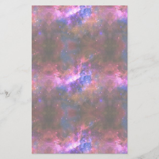 Galaxie Briefpapier (Vorderseite)