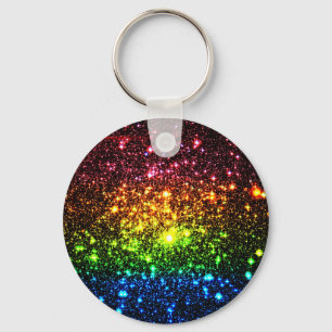 Galaxie des Regenbogens Schlüsselanhänger