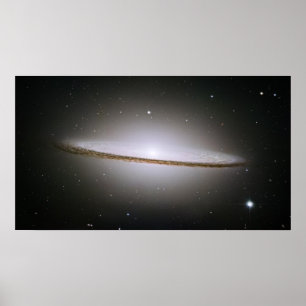 Galaxie des Sombrero-M104 - Plakat