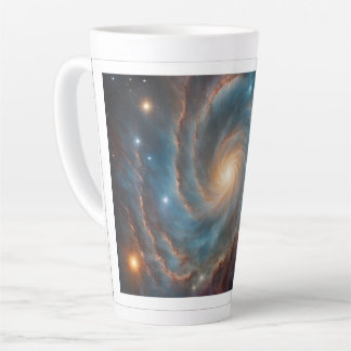Galaxie-Design groß Milchtasse
