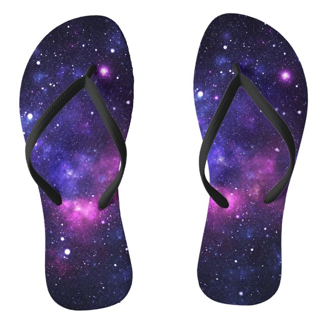 Galaxie drehen Reinfälle um Flip Flops (Fußbett)