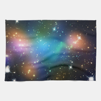 Galaxie-Druck spielt Nebelfleck-buntes Raum-Muster Küchentuch