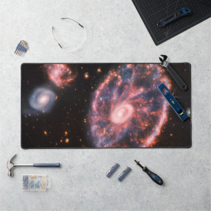 Galaxie du Cartwheel, télescope spatial James-Webb