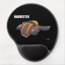 Galaxie-Erntemaschinen-Gel Mousepad.