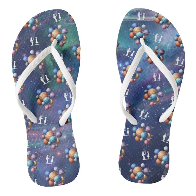 Galaxie Flip Flops (Fußbett)