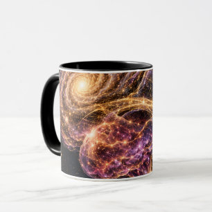 Galaxie-Gehirn-Anatomie Tasse