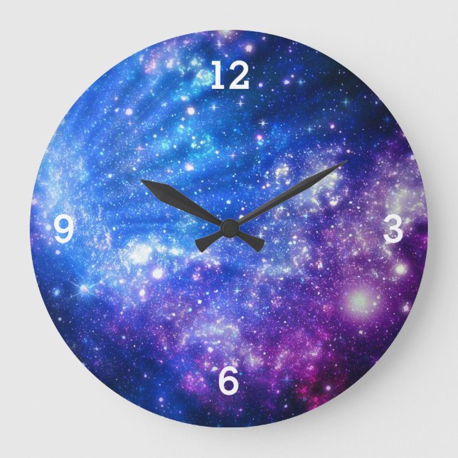 Galaxie Große Wanduhr (Vorderseite)
