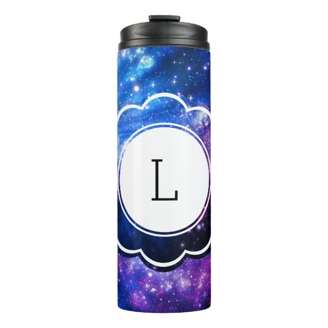Galaxie-Initial Thermosbecher (Vorderseite)