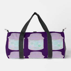 Galaxie-Katze in einem Glas Kawaii Weltraum-Katz Duffle Bag