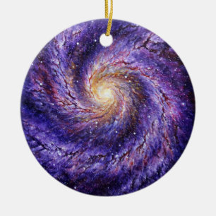 Galaxie Keramik Ornament