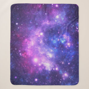 Galaxie-Kosmos-Musterscrapbooking Sherpadecke