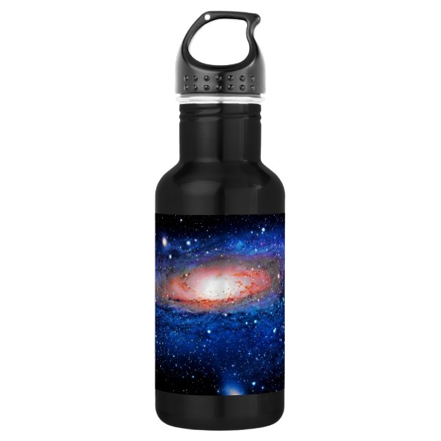Galaxie-Kunst Edelstahlflasche (Vorderseite)