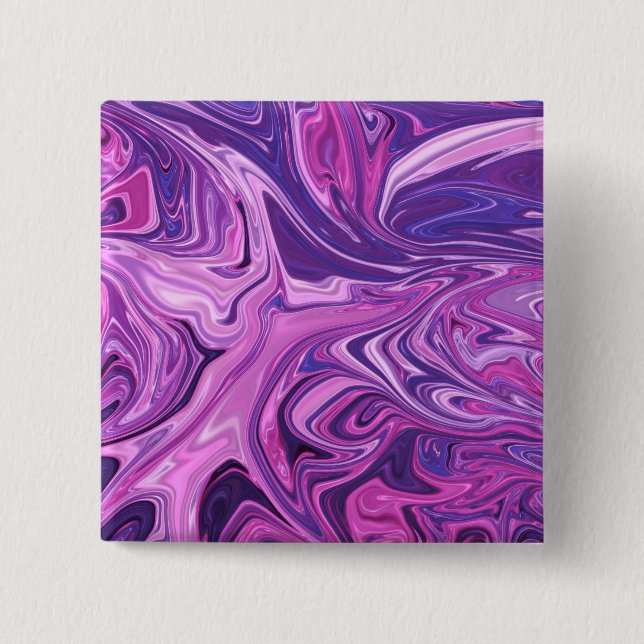 Galaxie-Kunstmuster Button (Vorderseite)