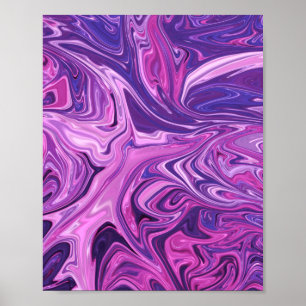 Galaxie-Kunstmuster Poster