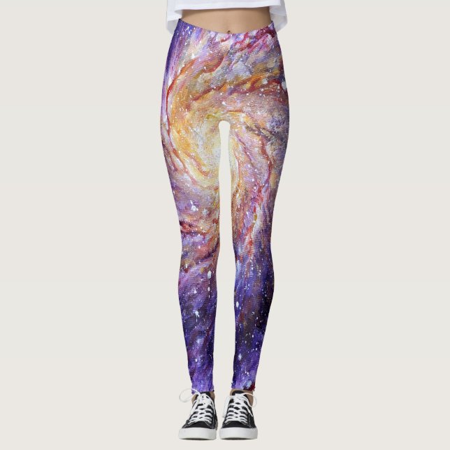 Galaxie Leggings (Vorderseite)