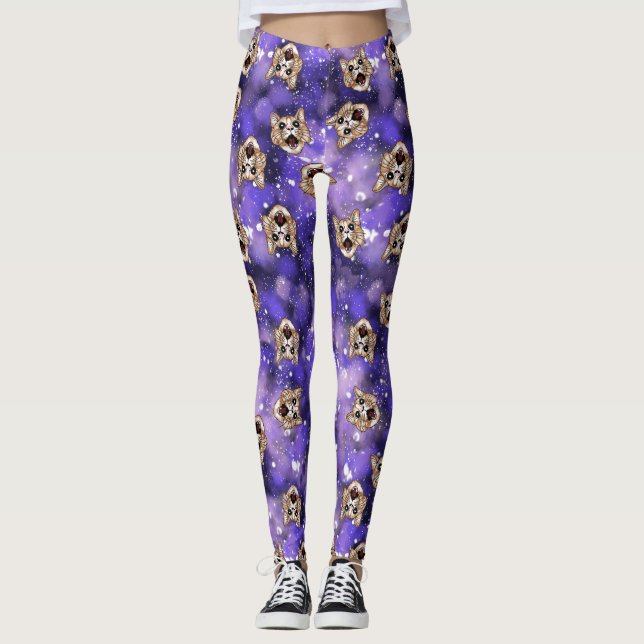 Galaxie Leggings (Vorderseite)