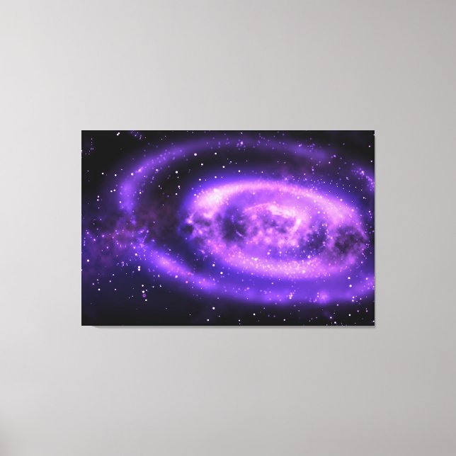 Galaxie Leinwanddruck (Vorderseite)