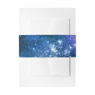 Galaxie-Liebhaber Sternenklarer Raum Blauer Himmel Einladungsbanderole
