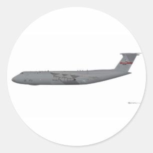 Galaxie Lockheeds C-5 Runder Aufkleber