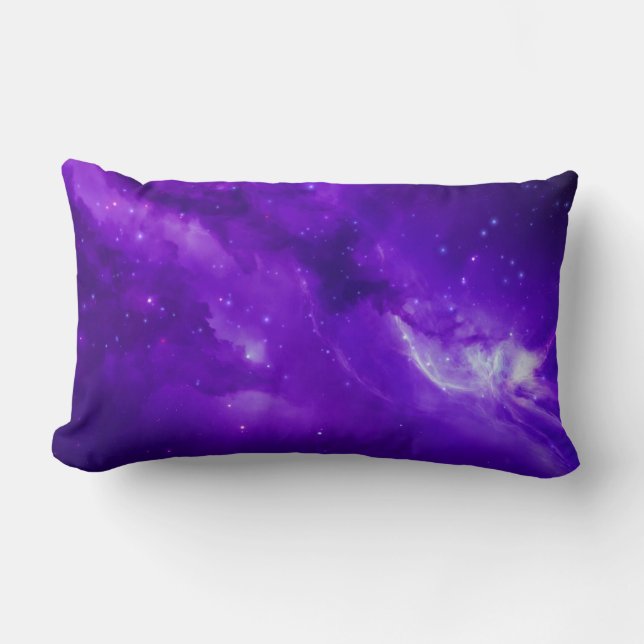 Galaxie mit Sternen im Weltraum Lendenkissen (Vorderseite)