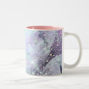 Galaxie motif abstraite Mug à café à deux tons