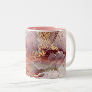 Galaxie motif abstraite Mug à café à deux tons