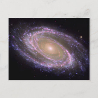 Galaxie Multiwellenlänge M81 Postkarte
