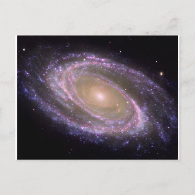 Galaxie Multiwellenlänge M81 Postkarte (Vorderseite)
