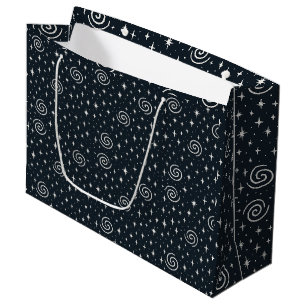 Galaxie-Muster Große Geschenktüte