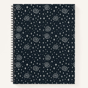 Galaxie-Muster Notizbuch