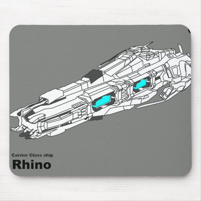Galaxie-Nashorn Mousepad (Vorne)