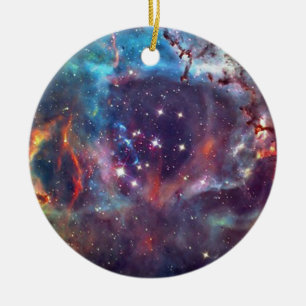 Galaxie Nebel Weltraum Bild. Keramikornament