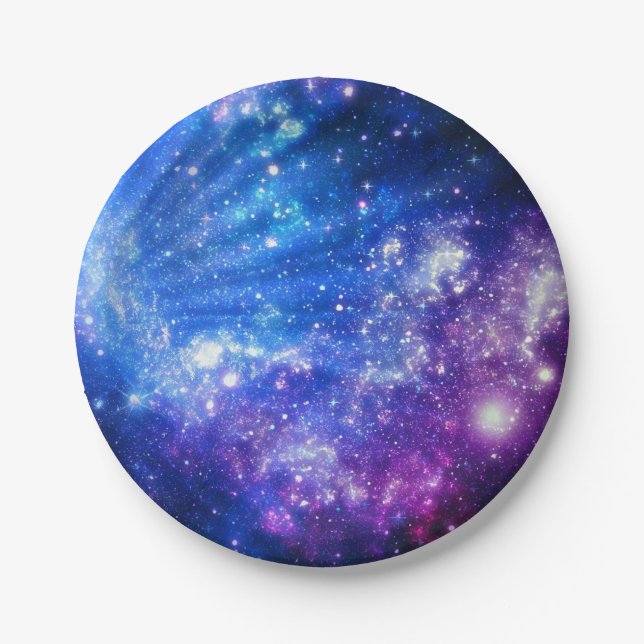 Galaxie Pappteller (Vorderseite)