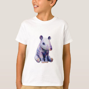 Galaxie-Pastell-Tapir-Kinder T-Shirt