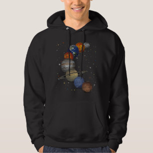 Galaxie Planeten Sonne Universum Weltraum Wissensc Hoodie
