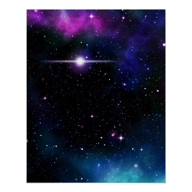 Galaxie Poster (Vorderseite)