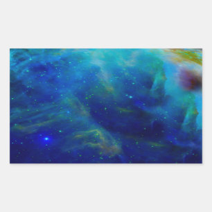 Galaxie-Raumuniversum Orions-Nebelflecks Rechteckiger Aufkleber