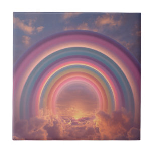 Galaxie Regenbogen Fliese