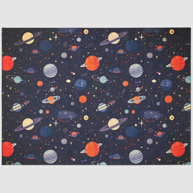 Galaxie Seidenpapier (Vorderseite)