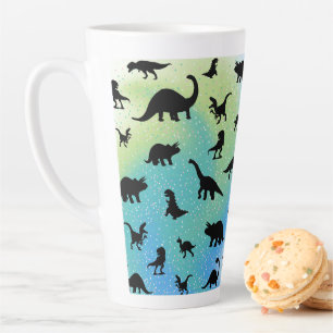 Galaxie Silhouette Milchtasse