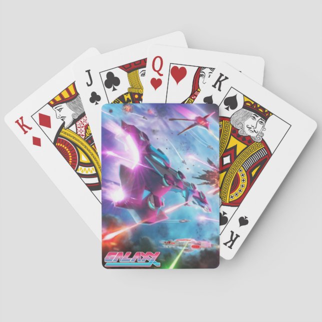 Galaxie-Spielkarten Spielkarten (Rückseite)