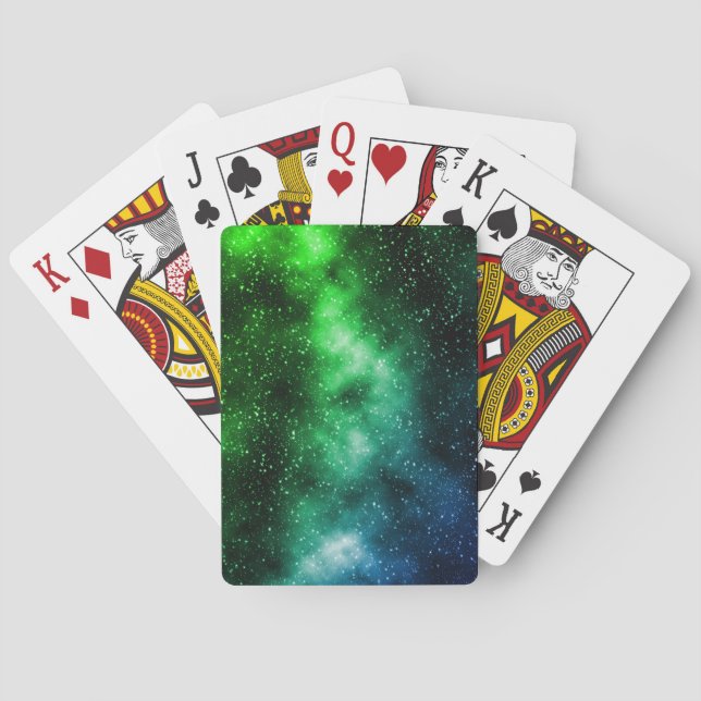 Galaxie-Spielkarten Spielkarten (Rückseite)
