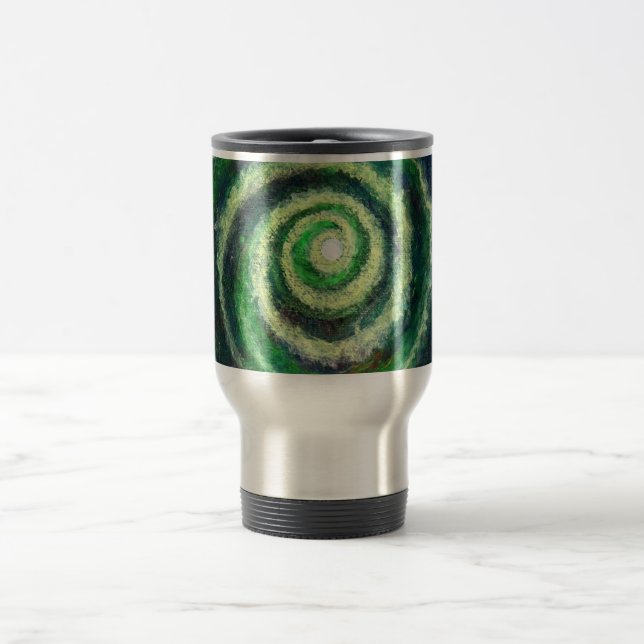 Galaxie spirale Mug de voyage (Centre)